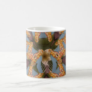 Mug Kaleidoscope Giraffe Mandala : Safari Art Abstrait