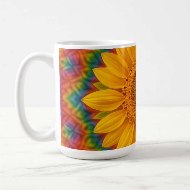 Mug Kaleidoscope Sunflower  (Gauche)