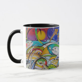 Mug "Kalidescope de pêche" par Trevor Hawkins