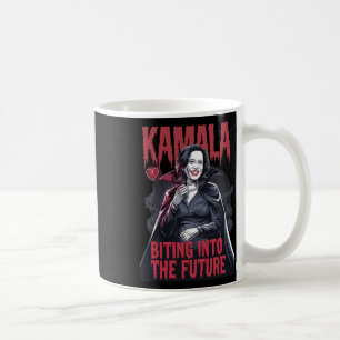 Mug Kamala Biting The Future Vampire Kamala Harris Hal