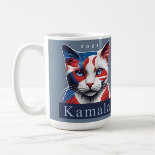 Mug Kamala Cat 2024 Démocrate des élections américaine