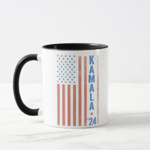 Mug Kamala : élection présidentielle du drapeau améric