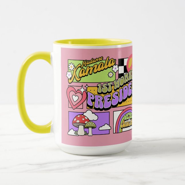 Mug Kamala Harris 1ère femme Présidente Inauguration (Gauche)