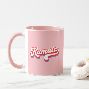 Mug Kamala Harris 2024 Cute Election 2024 Hot Pink
