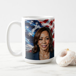 Mug Kamala Harris 2024 et American Flag
