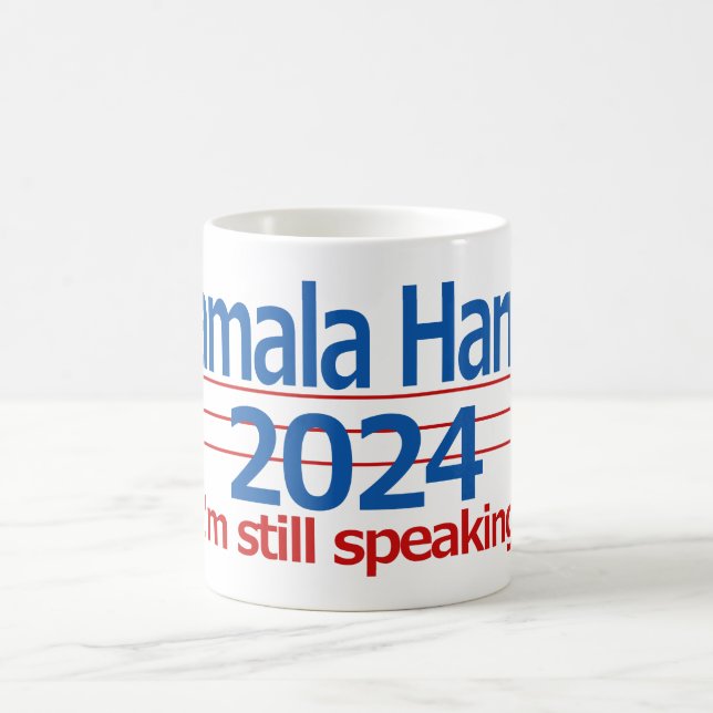 Mug Kamala Harris 2024 Je parle toujours ! (Centre)