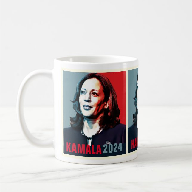 Mug Kamala Harris 2024 Pop Art Triptych (Gauche)