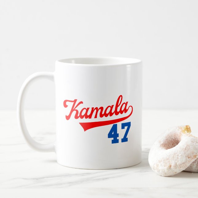 Mug Kamala Harris 47 e - Président 47 e (Avec donut)