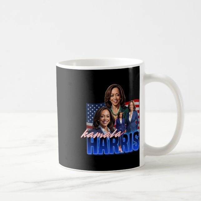 Mug Kamala Harris American Flag Redémarrage (Droite)
