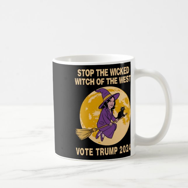 Mug Kamala Harris Arrête La Mauvaise Sorcière De L'Occ (Droite)