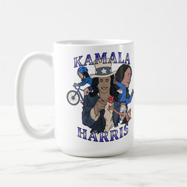 Mug Kamala Harris Bootleg Rap (Gauche)