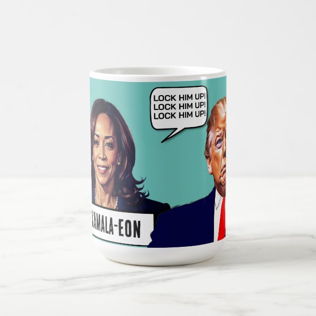 Mug Kamala Harris Dit Que Trump Serrure (Centre)