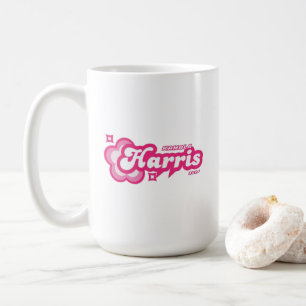 Mug Kamala Harris Girly Pink Stars Coeur Président