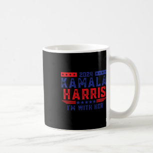 Mug Kamala Harris Je suis avec elle Élection 2024 