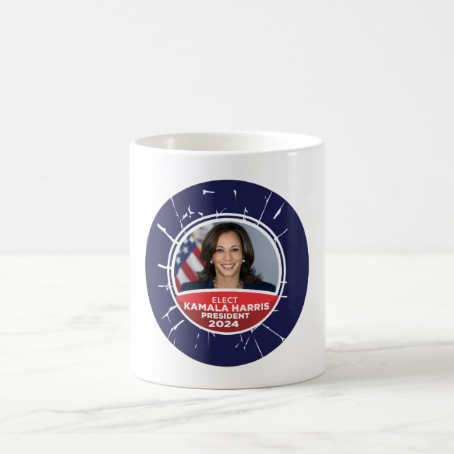 Mug Kamala Harris pour le président 2024 (Centre)