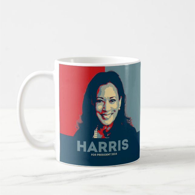 Mug Kamala Harris pour le président 2024 - Hope (Gauche)