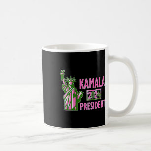 Mug Kamala Harris Pour Président 2024 Pr Rose Et Vert