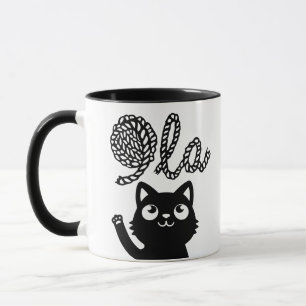 Mug Kamala Harris Président 2024 Comma La Cat et Yarn