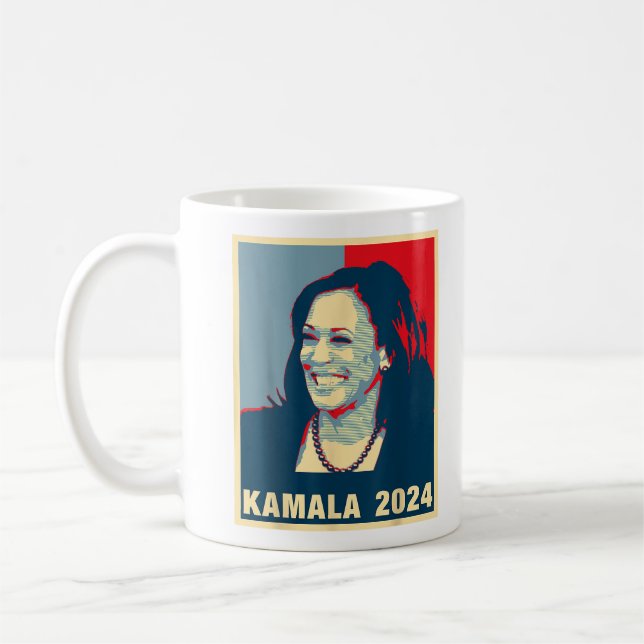 Mug Kamala Harris Présidente 2024 Vice-présidente (Gauche)
