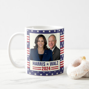 Mug Kamala Harris Tim Walz 2024 Président Vice Photos