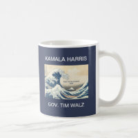 KAMALA HARRIS TIM WALZ BLEU WAVE 2024