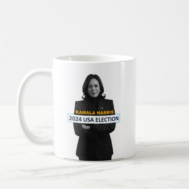 Mug Kamala Harris USA 2024 Election (Gauche)