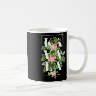 Mug Kamala Harris Vintage Floral Feminine First Femme