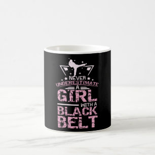 Mug Kampsport Girl ceinture noire