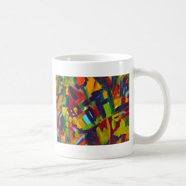 Mug Kandinsky 304 Oeuvre Abstraite colorée (Droite)