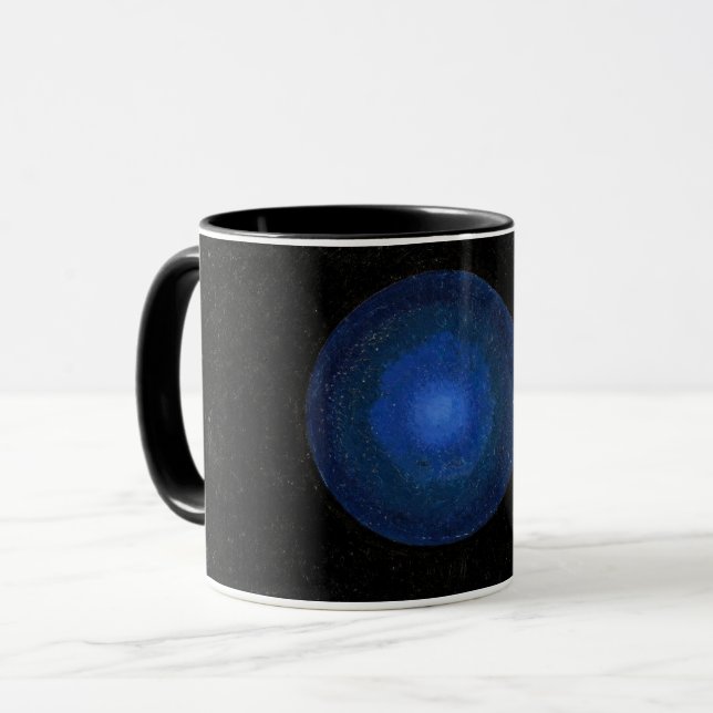 Mug Kandinsky - Bleu, célèbre peinture, (Devant gauche)