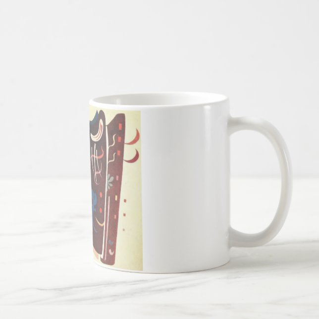 Mug Kandinsky Brown avec Supplément Abstrait (Droite)