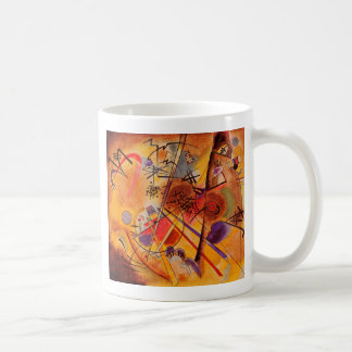 Mug Kandinsky Brown jaune bleu rouge