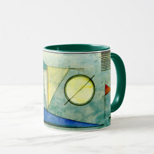Mug Kandinsky - Brume, oeuvre d'art abstrait,