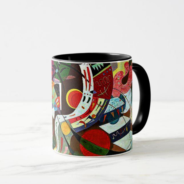 Mug Kandinsky - Courbe dominante (Devant droit)