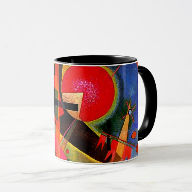 Mug Kandinsky - Dans le bleu, œuvre d'art célèbre (Devant droit)