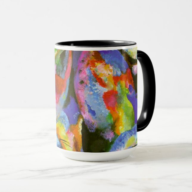 Mug Kandinsky - Improvisation d'inondation, Déluge, (Devant droit)