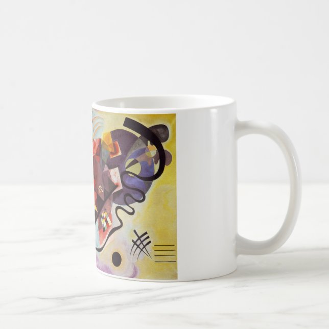 Mug Kandinsky jaune bleu (Droite)
