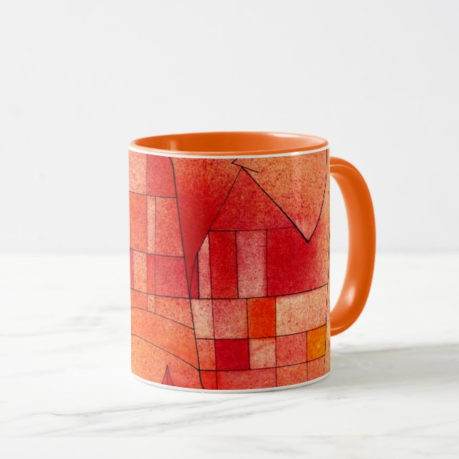 Mug Kandinsky - Jaune Rose (Devant droit)