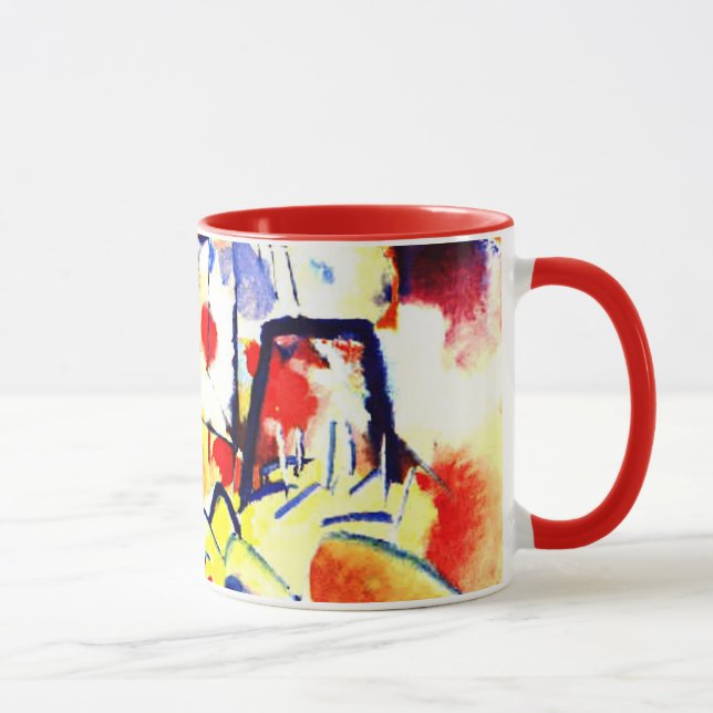 Mug Kandinsky - Paysage aux points rouges (Droite)