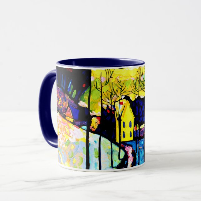 Mug Kandinsky - Paysage d'hiver (Devant gauche)