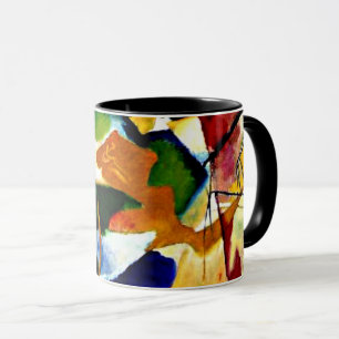 Mug Kandinsky - Peinture avec centre vert