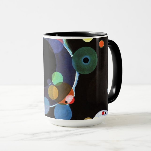 Mug Kandinsky - Plusieurs Cercles (Devant droit)