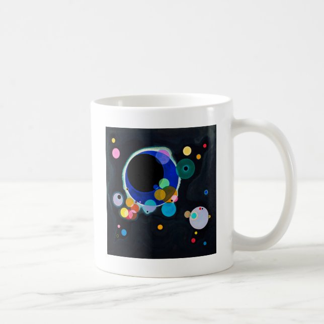 Mug Kandinsky Plusieurs cercles Abstraits (Droite)