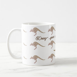 Mug Kangaroo ou wallaby disant : Faites votre propre c