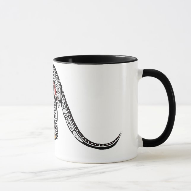 Mug Kangourou de rayon X (Droite)