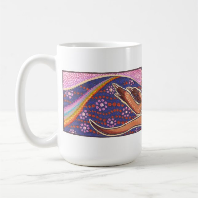 Mug Kangourou rêvant l'aube (Gauche)