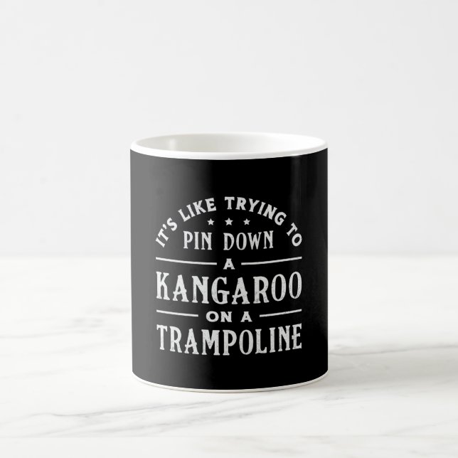 Mug Kangourou Sur Trampoline Gymnaste Trampoline (Centre)