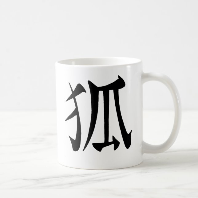 Mug Kanji de "Kitsune" (Droite)
