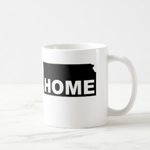 Mug Kansas Maison Loin de l'État ou Mug de Voyage