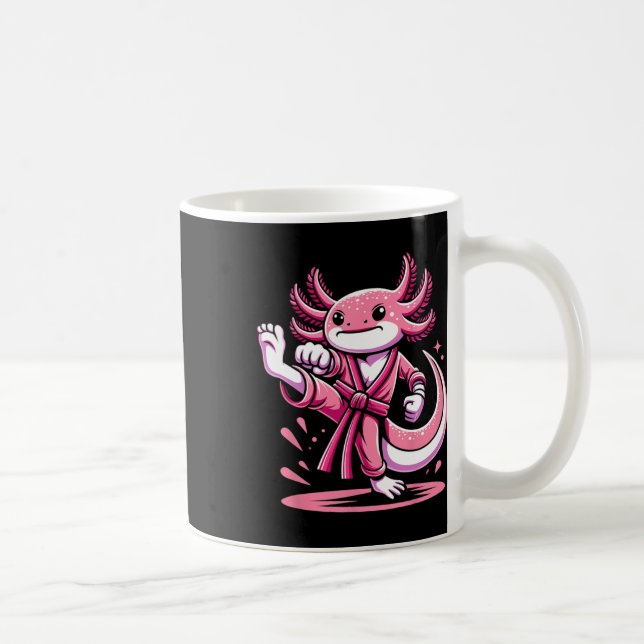Mug Karate Axolotl Martial Arts Taekwondo Kickboxe F (Droite)